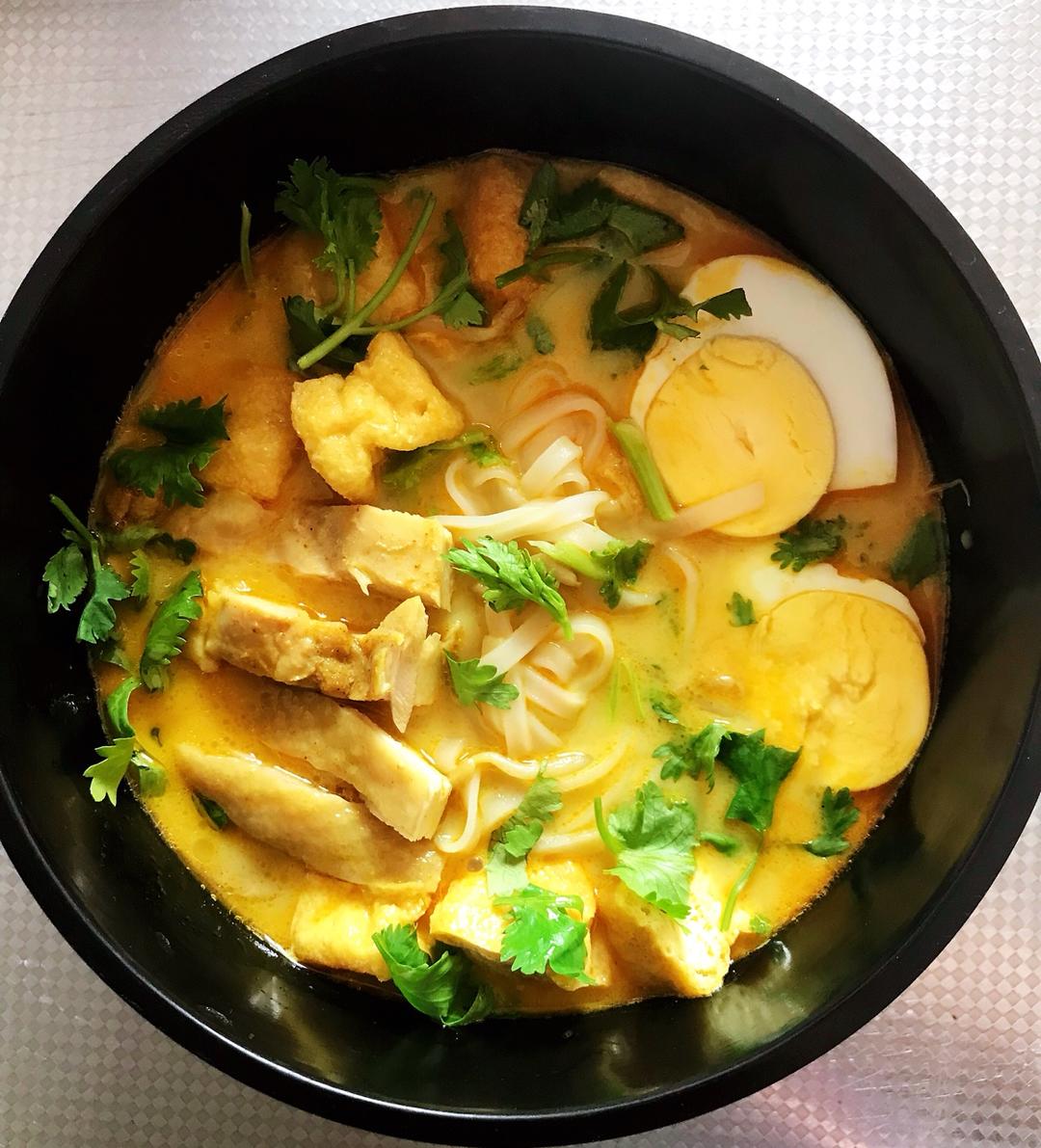 鸡肉叻沙越南河粉【食材包操作说明】