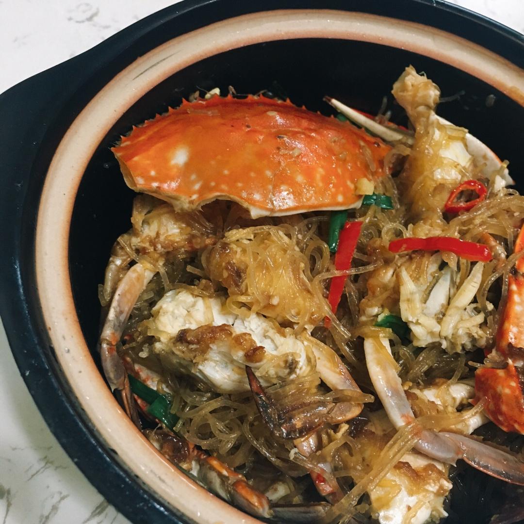 私房.蟹肉粉丝煲