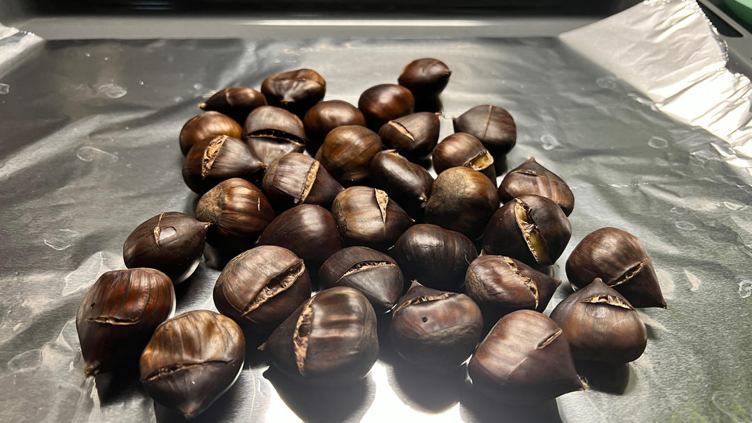 烤板栗【附带新鲜板栗保存方法】