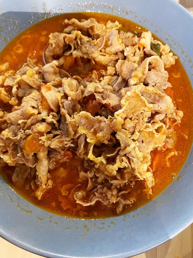 番茄肥牛汤