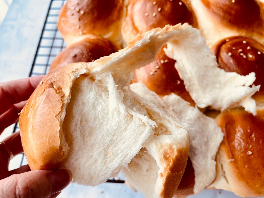 纯奶手撕吐司的做法 步骤1