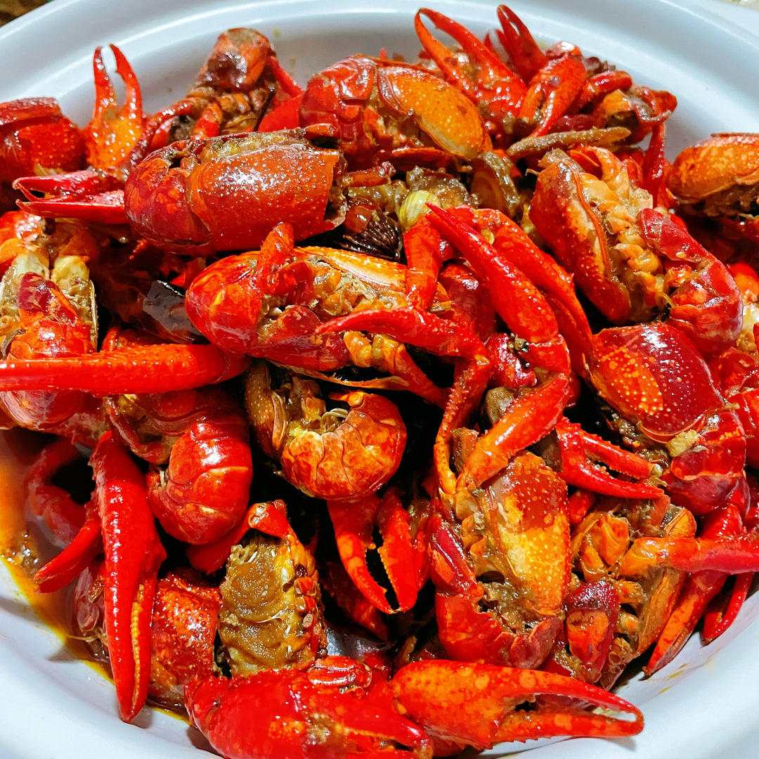 小狮子悠悠嗳斯做的正宗潜江油焖大虾做法图解不好吃你来打我