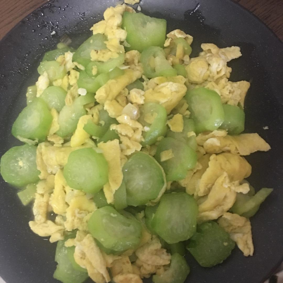 丝瓜炒蛋