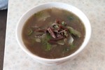 白菜茶树菇汤（无油素食）