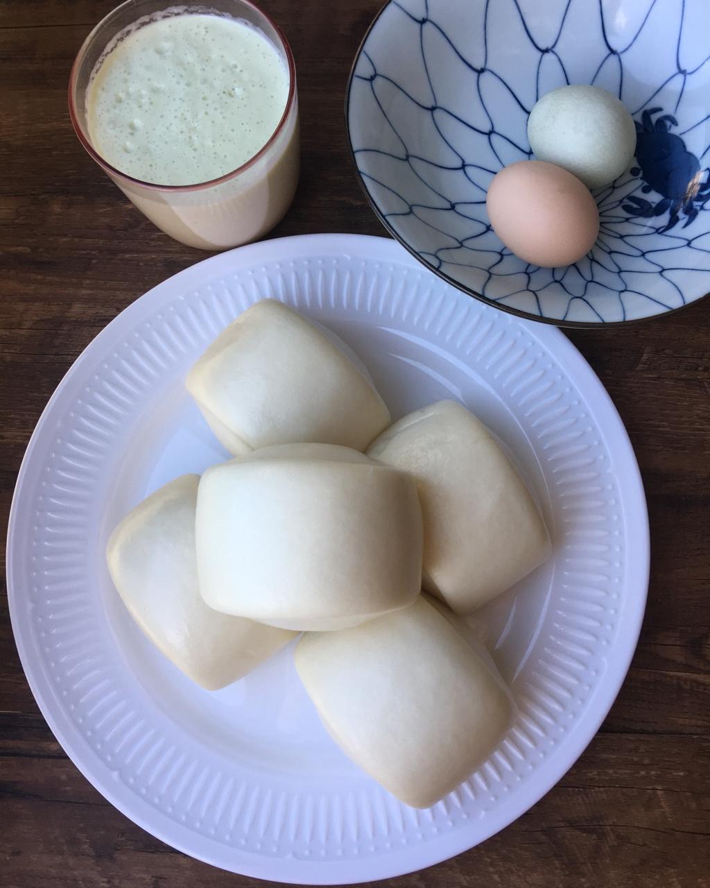 老面戗面白馒头