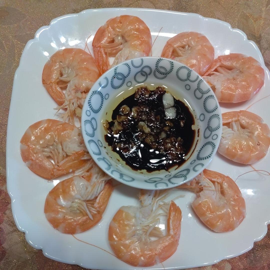 最简单的白灼虾（水煮）盐水基尾虾