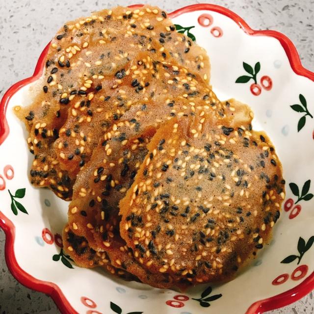 芝麻薄脆蛋白饼干