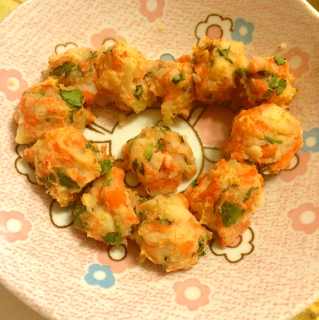 香烤马铃薯素丸子