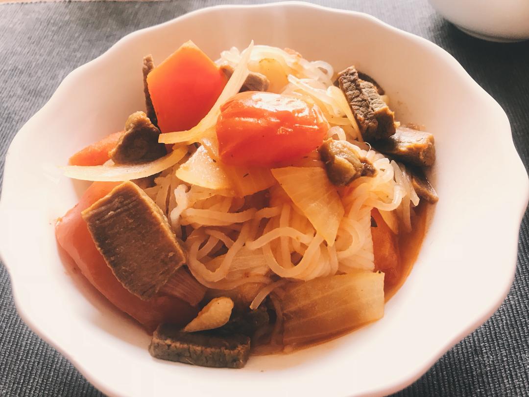 低卡！魔芋炖番茄牛腩🍅的做法