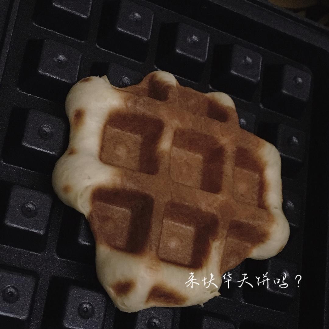 无需精确称量配方-媲美肯德基的华夫饼（燃气模具）发酵版比流质面糊版好吃太多了