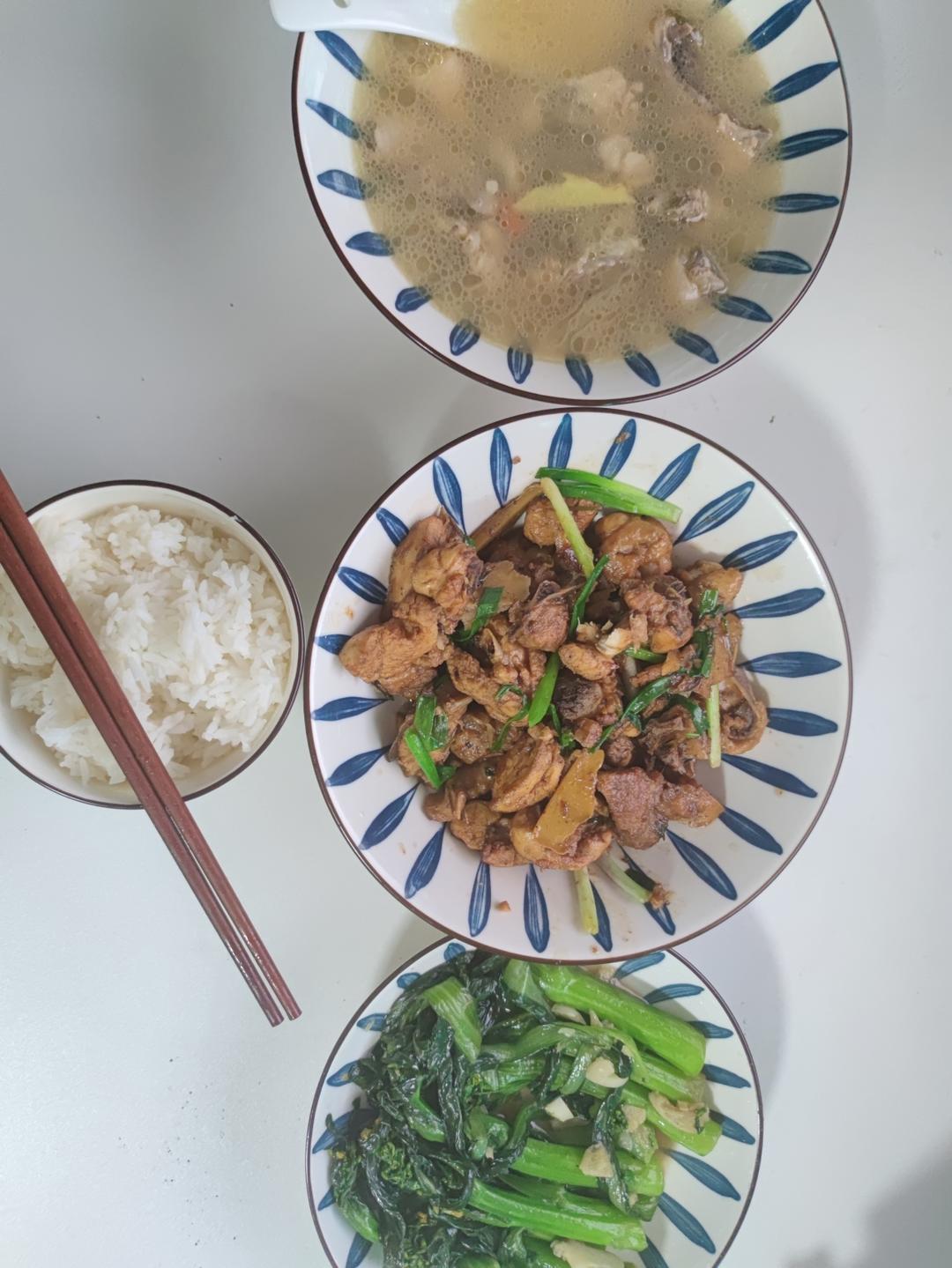 姜葱炒鸡