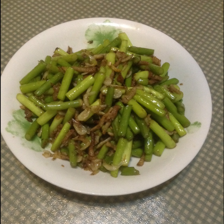 蒜苗炒肉丝