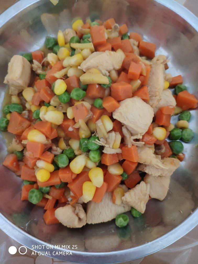 减脂餐！鸡胸肉炒三丁