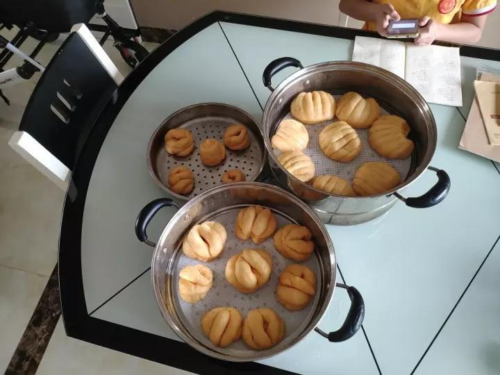 紫薯（红薯）花卷馒头