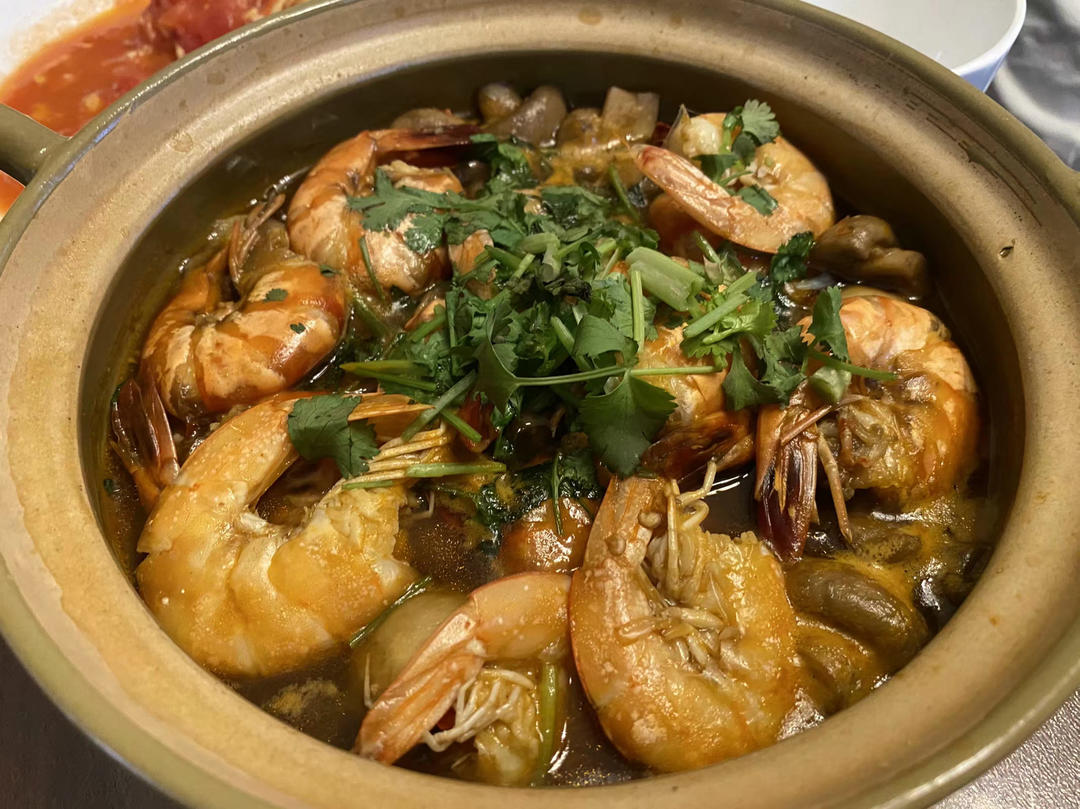 肉蟹煲 虾煲