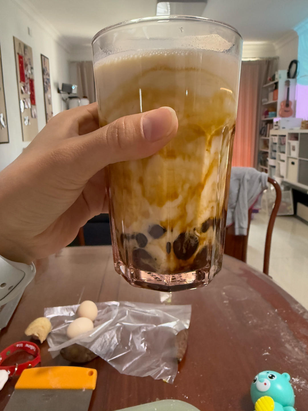 【零失败！超简单！】自制可挂壁黑糖珍珠