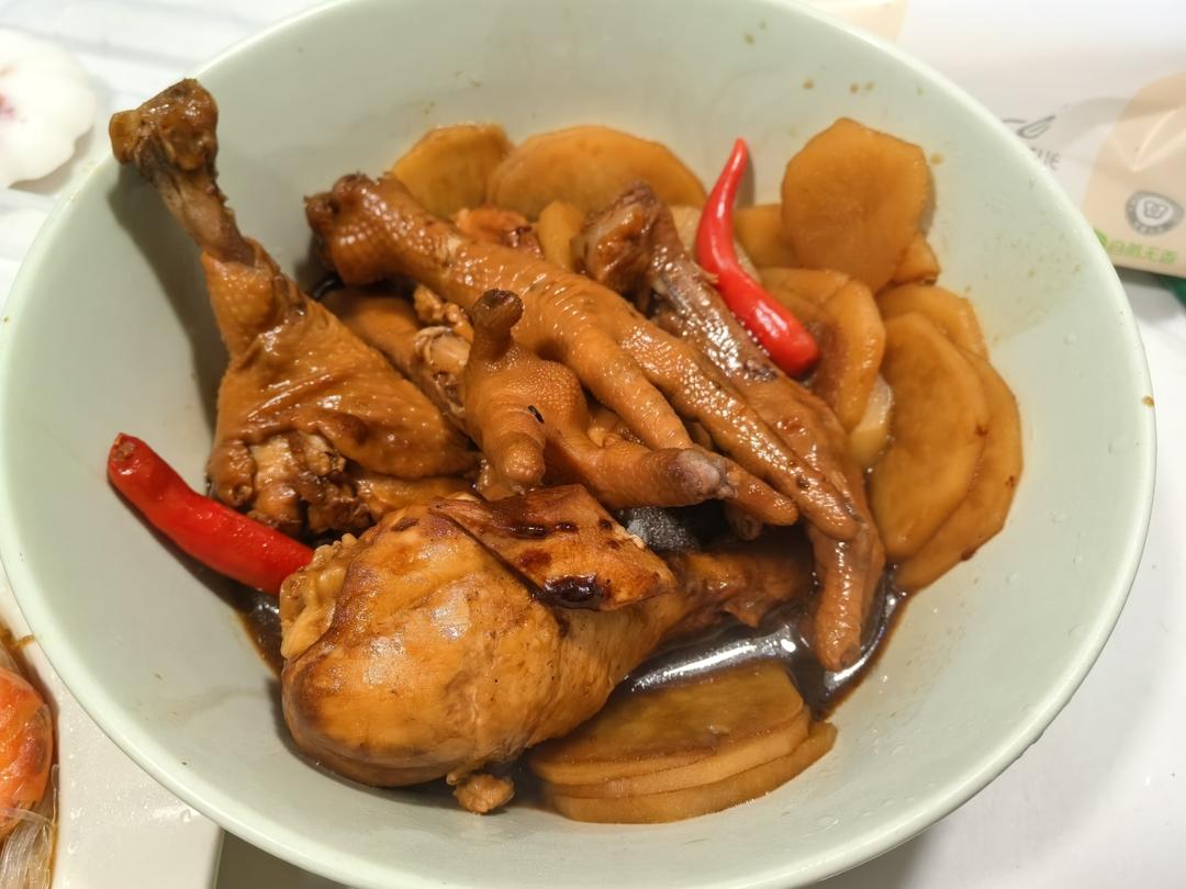 减脂少油少料红烧卤鸡腿鸡蛋（完美超赞）