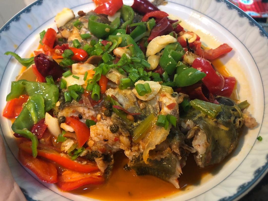 红烧鲢鱼