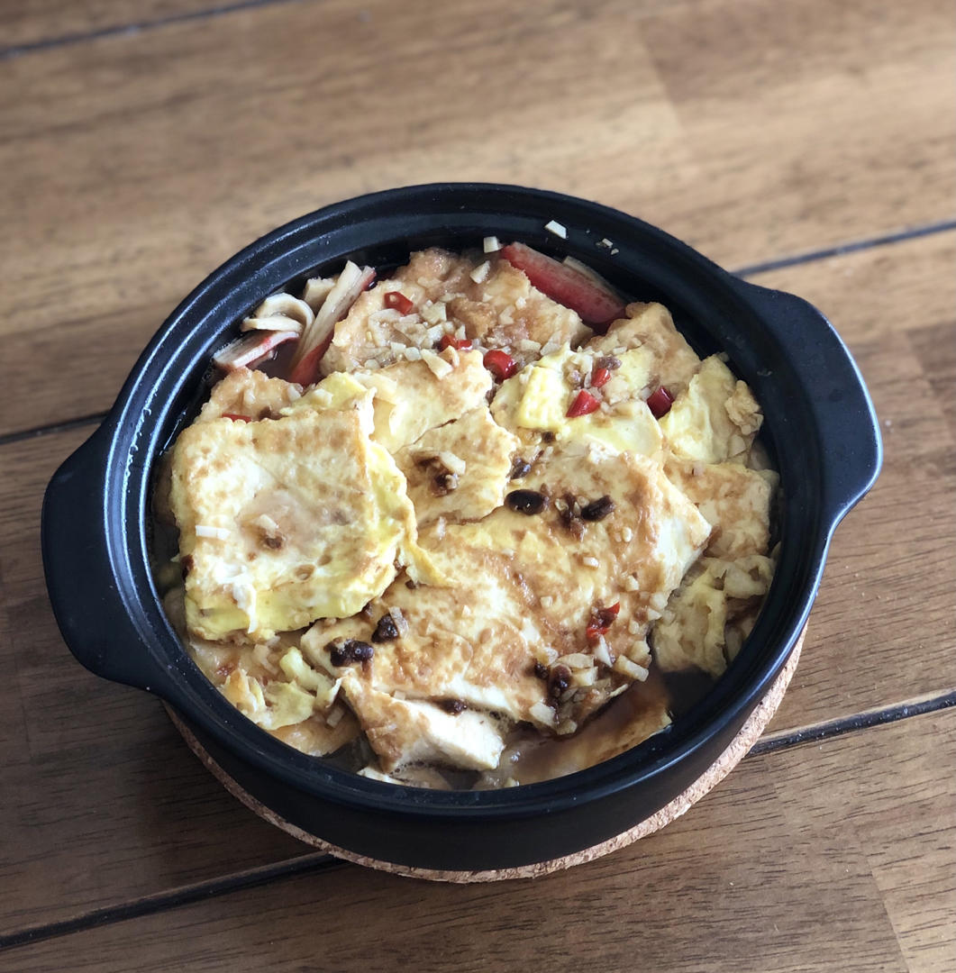 白菜豆腐煲
