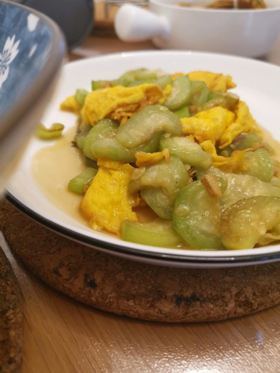 丝瓜炒蛋