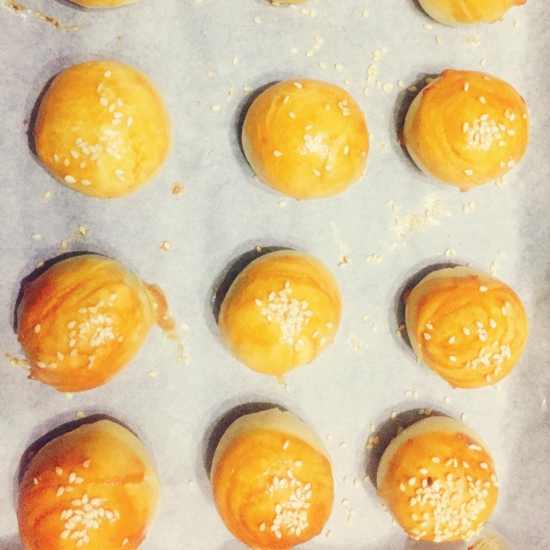 红豆酥饼（附油酥不测漏的办法）