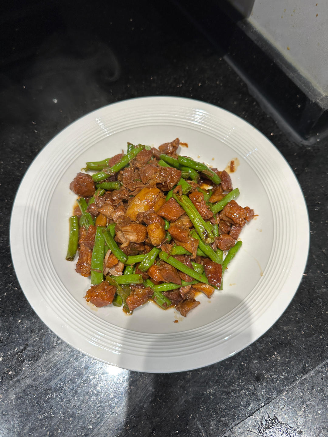 红烧肉炖豆角（绝对下饭）