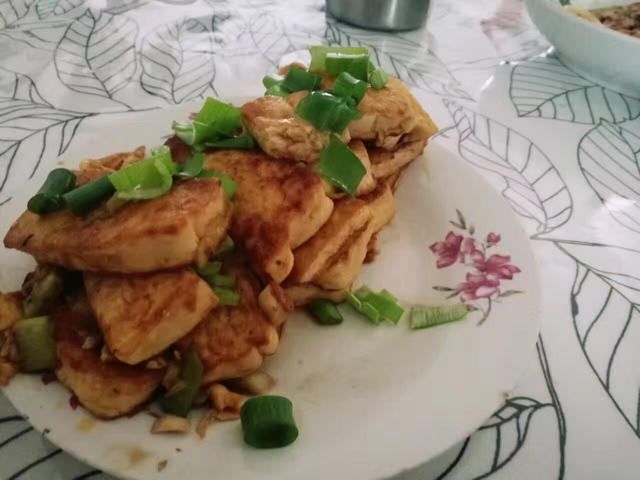 蚝油嫩豆腐
