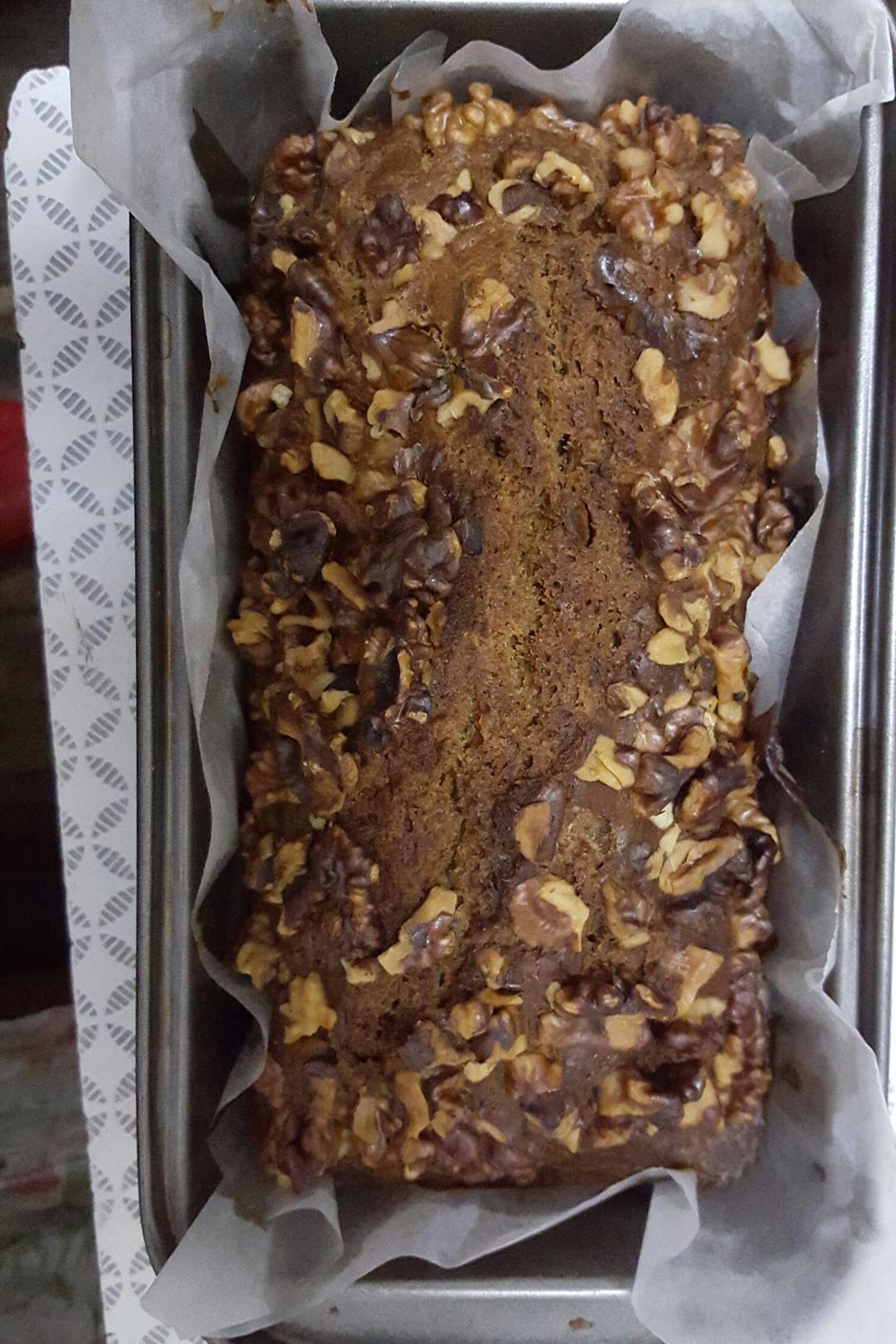 香蕉核桃磅蛋糕 Banana & Walnut Pound Cake