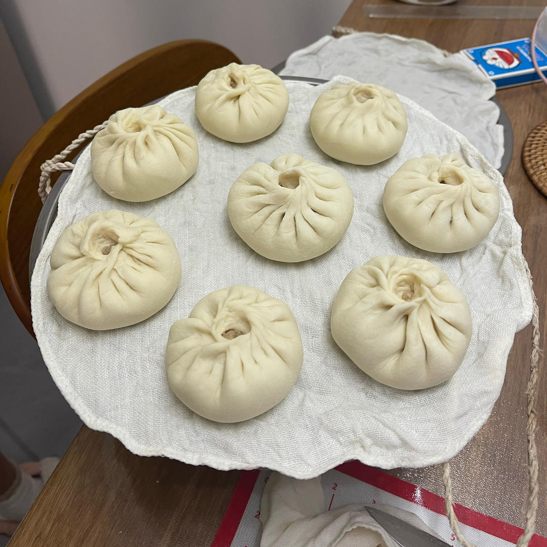 猪肉包子（附视频。一次性发酵。）