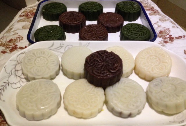 板栗冰皮月饼