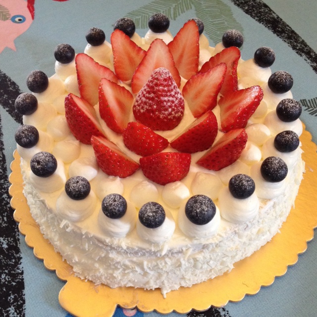 蜜琳me做的装饰奶油蛋糕