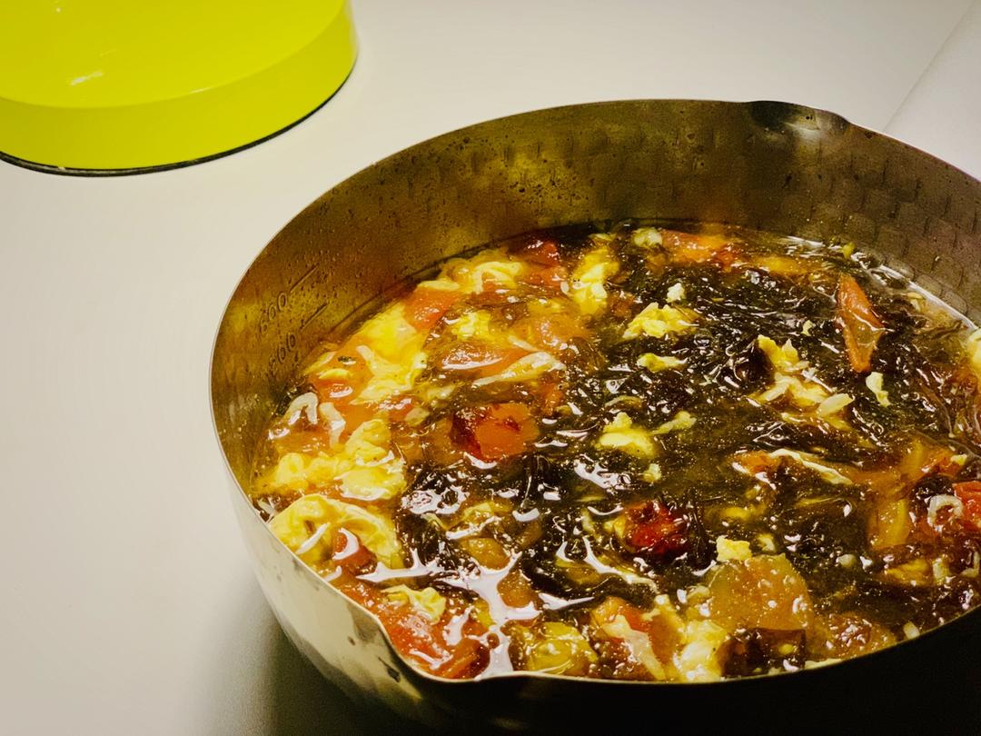 番茄紫菜鸡蛋汤