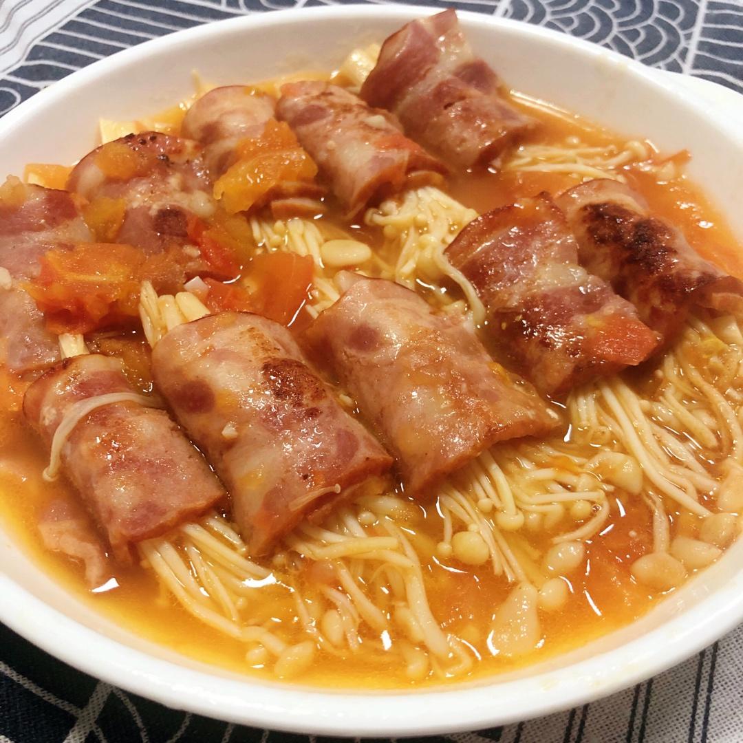 金针菇培根卷