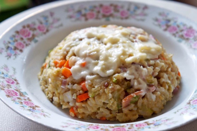 芝士培根炒饭