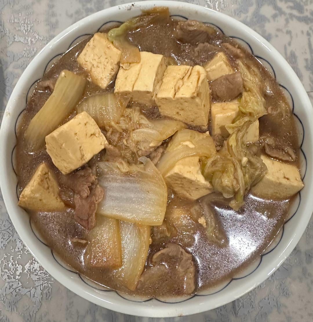 冬季最爱的家常菜！大白菜炖大豆腐或干豆腐