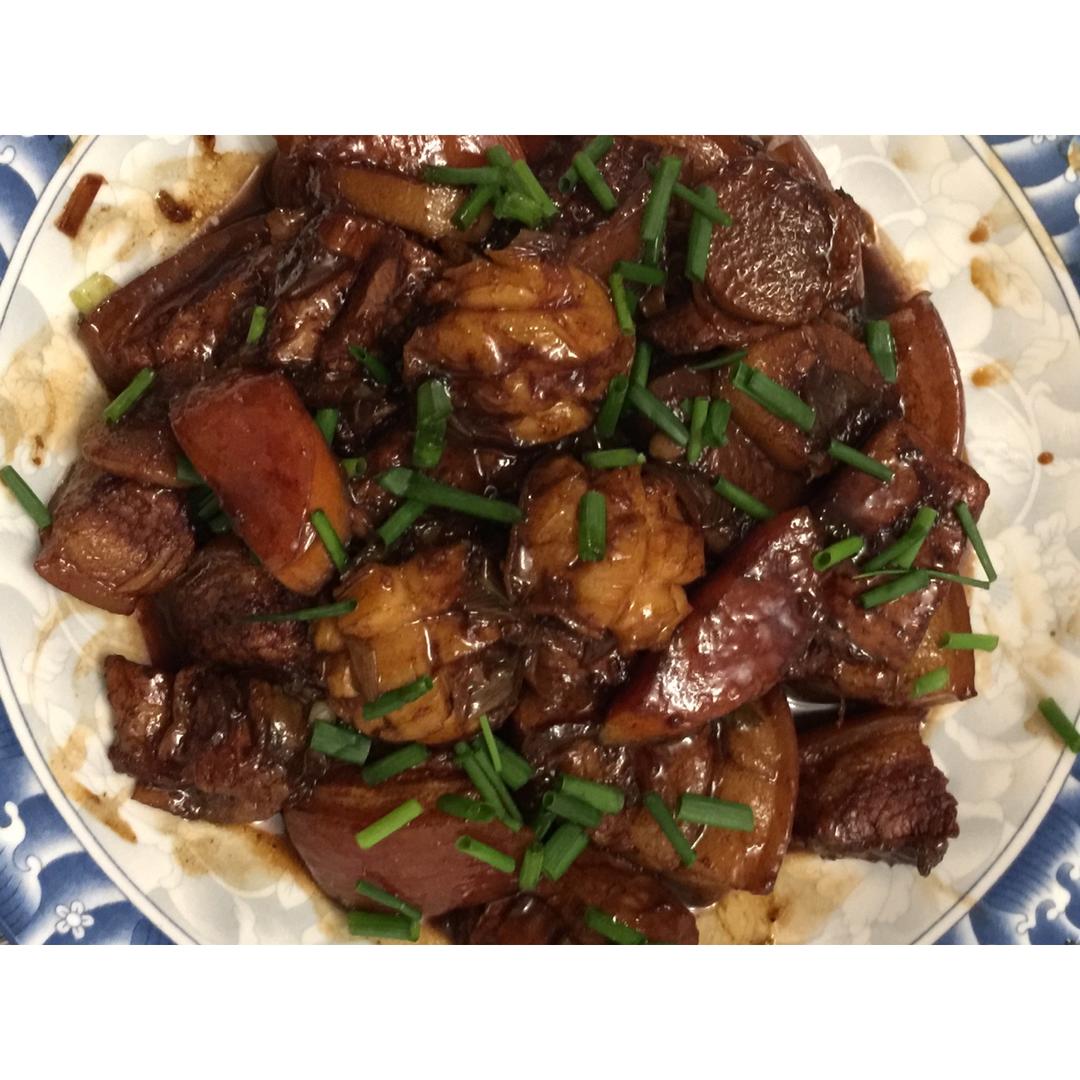 本帮鲍鱼红烧肉