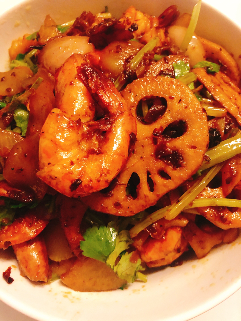 🔥简单又好吃的干锅大虾，比外面买的还好吃❗️