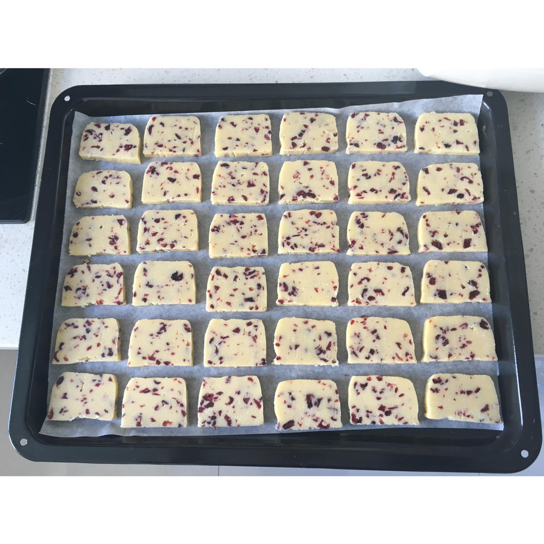 低糖少油版蔓越莓饼干