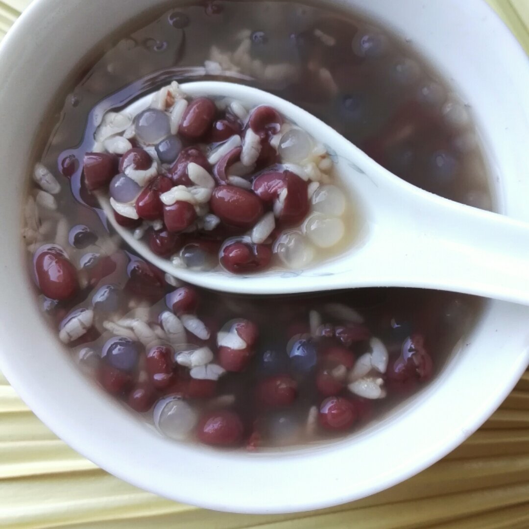 红豆酒酿西米汤