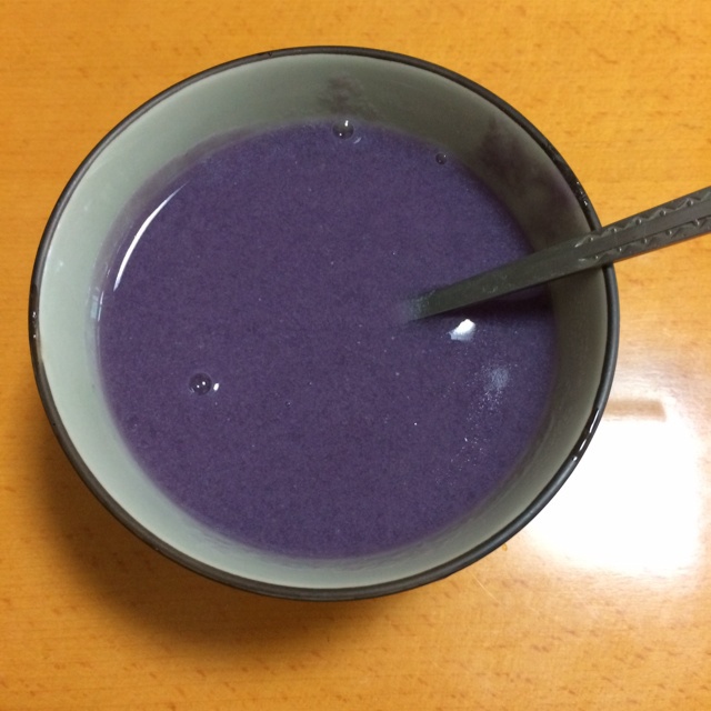 紫薯米糊