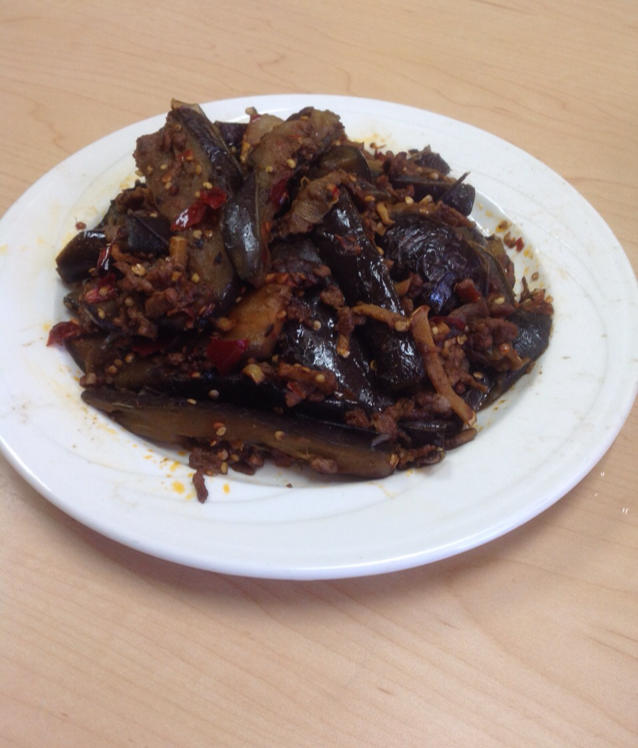 红烧肉沫茄子