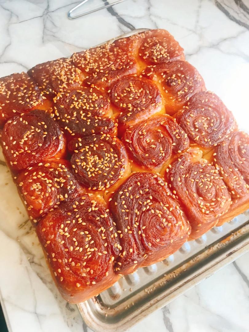 蜂蜜脆底小面包