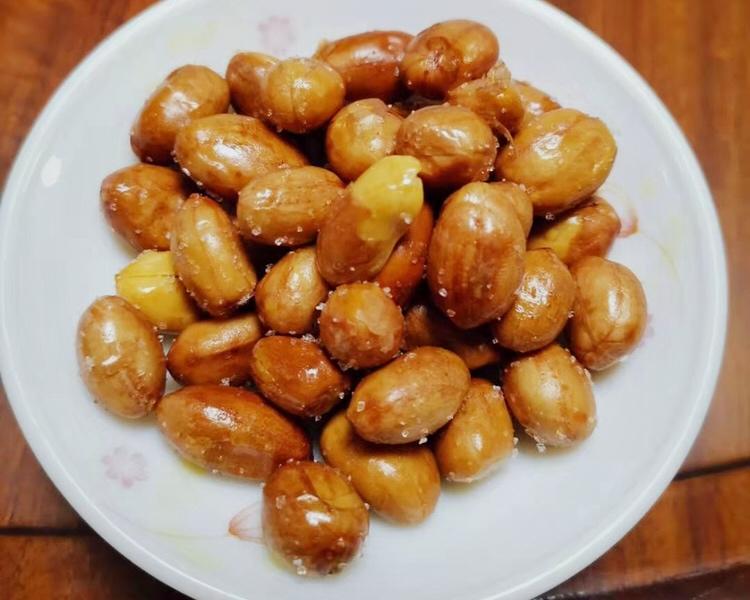 【不用宽油的炸花生米的做法步骤图】m13579_下厨房