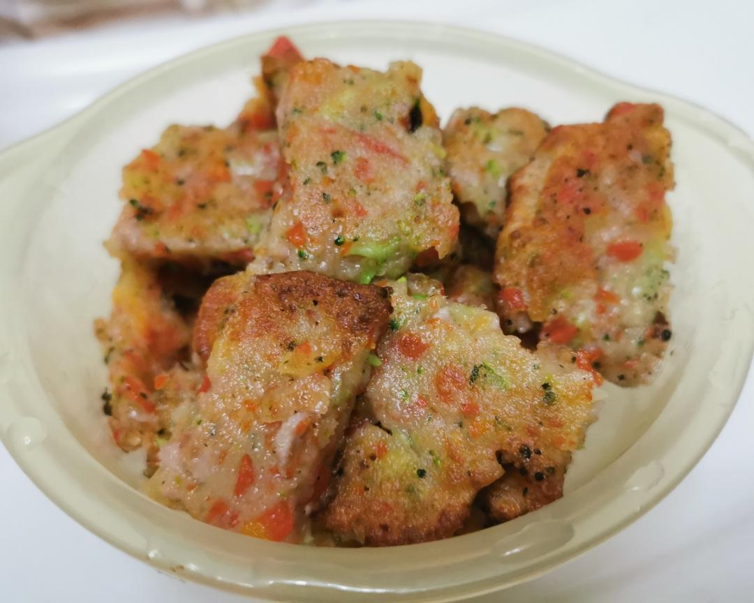 辅食 1+宝宝蔬菜肉饼 蔬菜肉都在里面的做法
