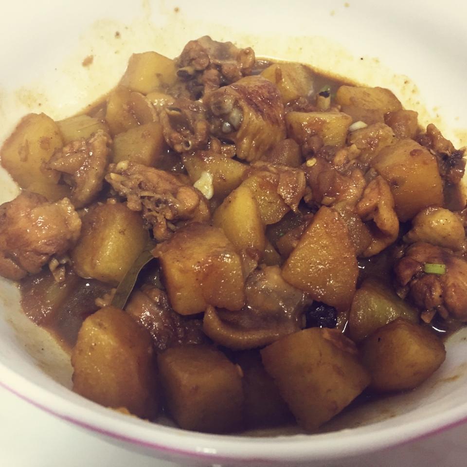 土豆烧鸡翅