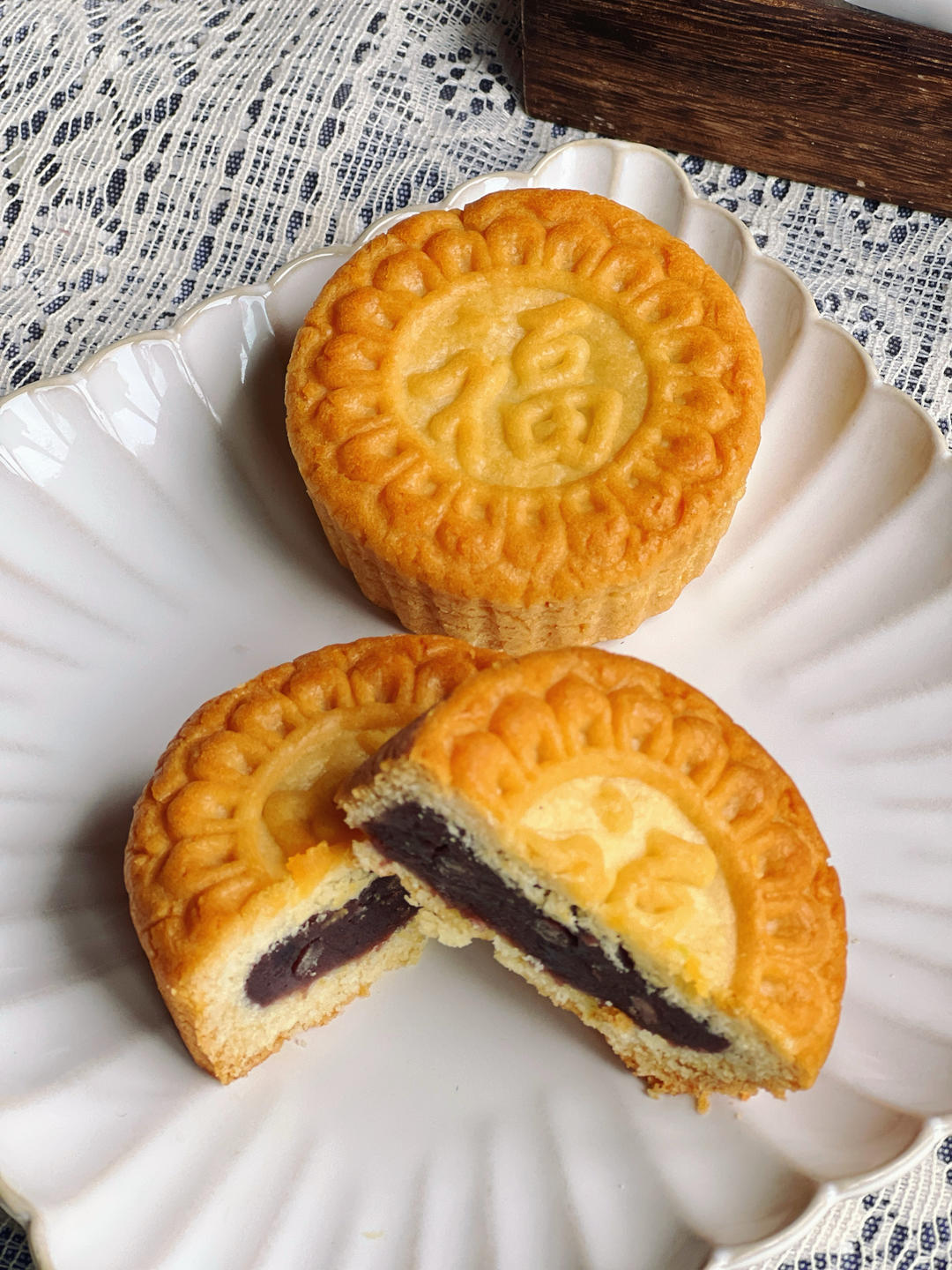 蛋月烧月饼