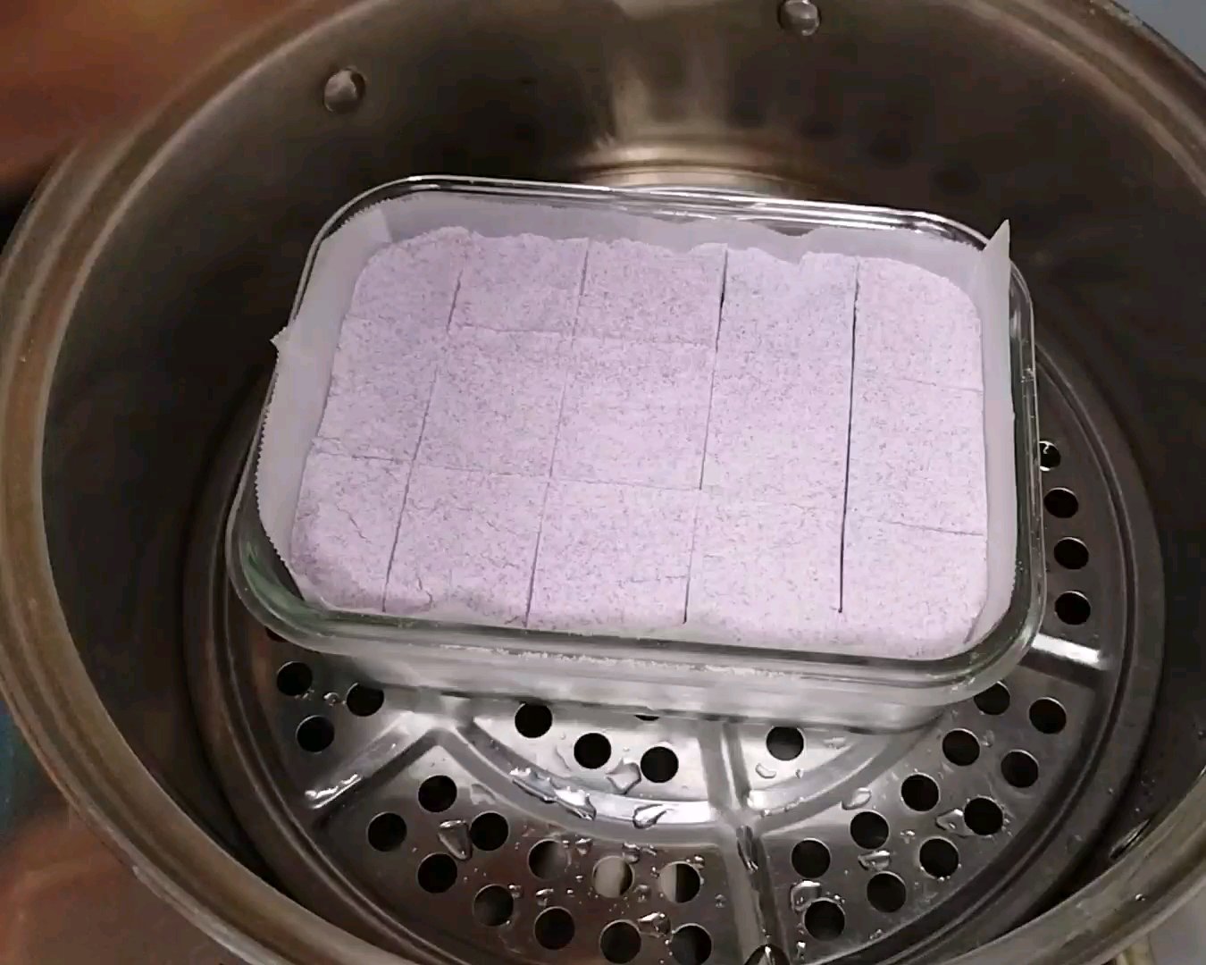 紫薯松糕的做法 步骤6