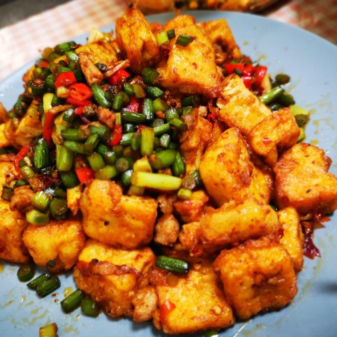 巨好吃的❗️香煎豆腐