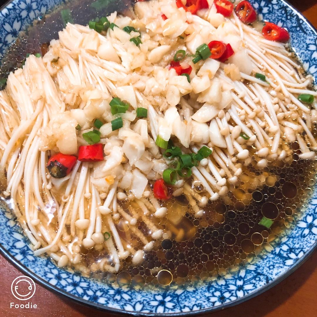 蒜蓉蒸金针菇