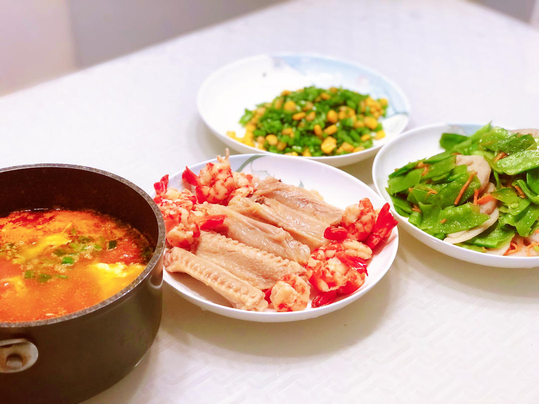 家里的午餐味道